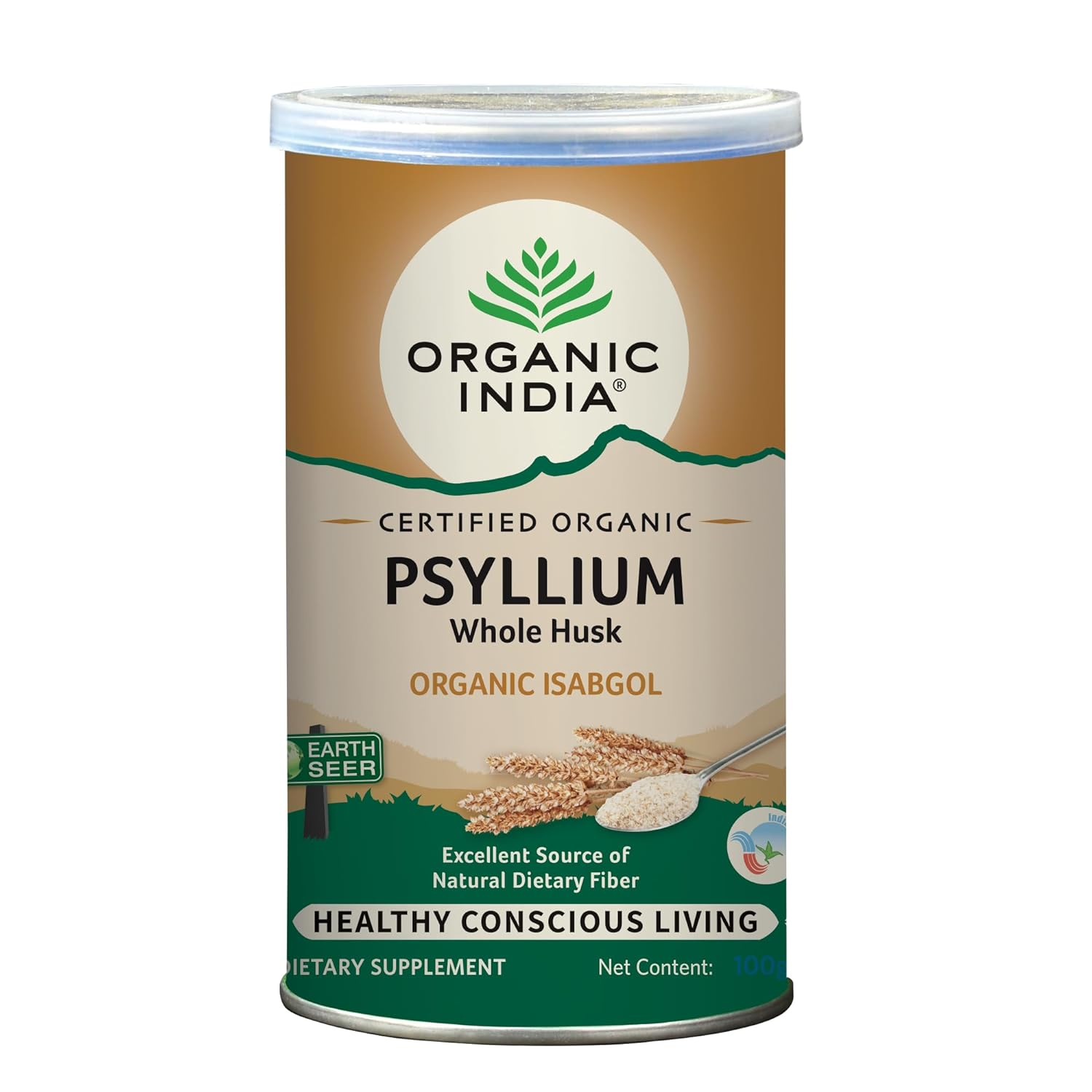 Organic India Psyllium Husk 100 Gram