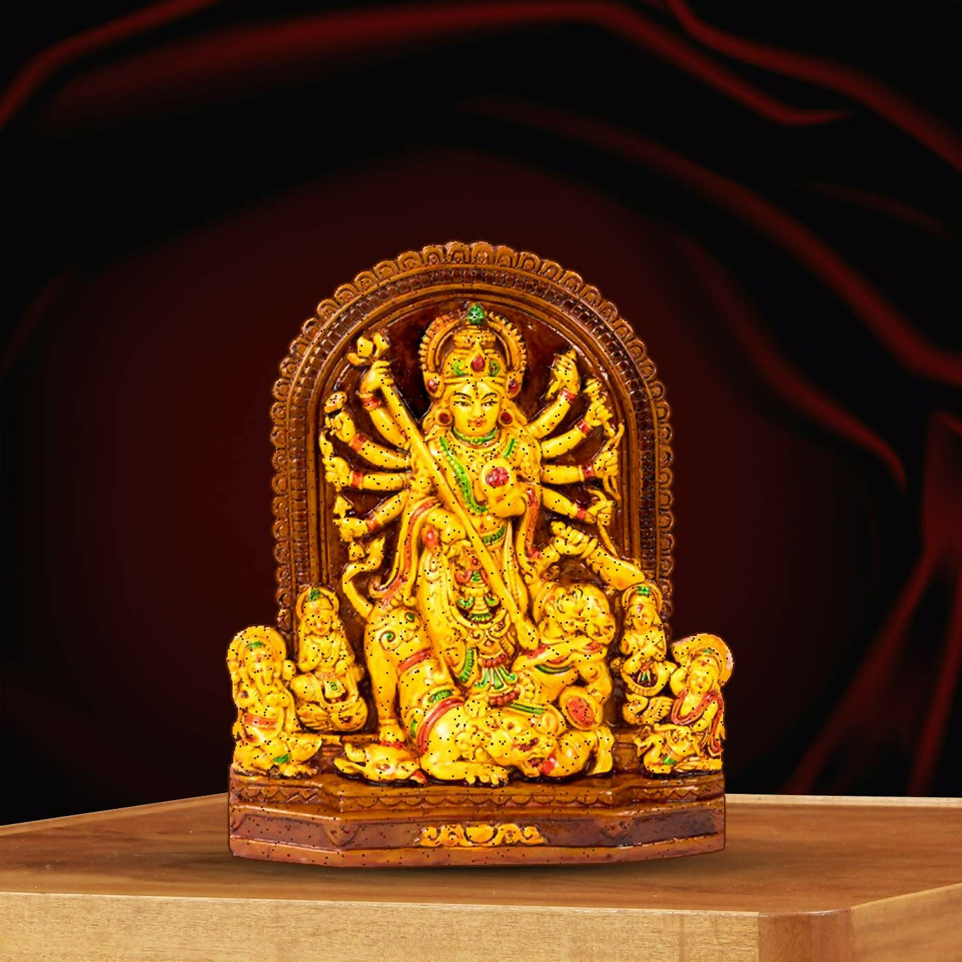 Rare Planet Earthenware Mata Durga Maa Idol