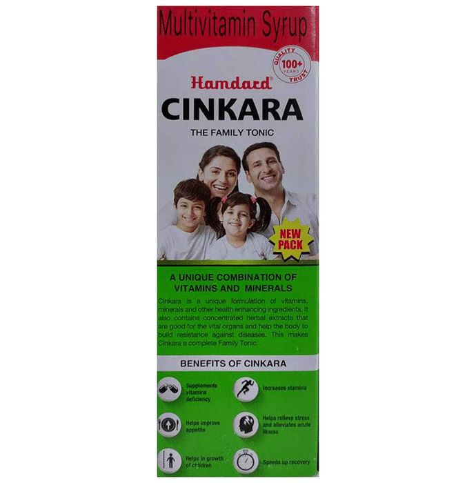 Hamdard Cinkara Multivitamin Syrup