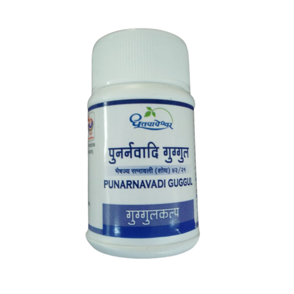 Dhootapapeshwar Punarnavadi Guggul Tablets (60 Tabs, 1000 Tabs)