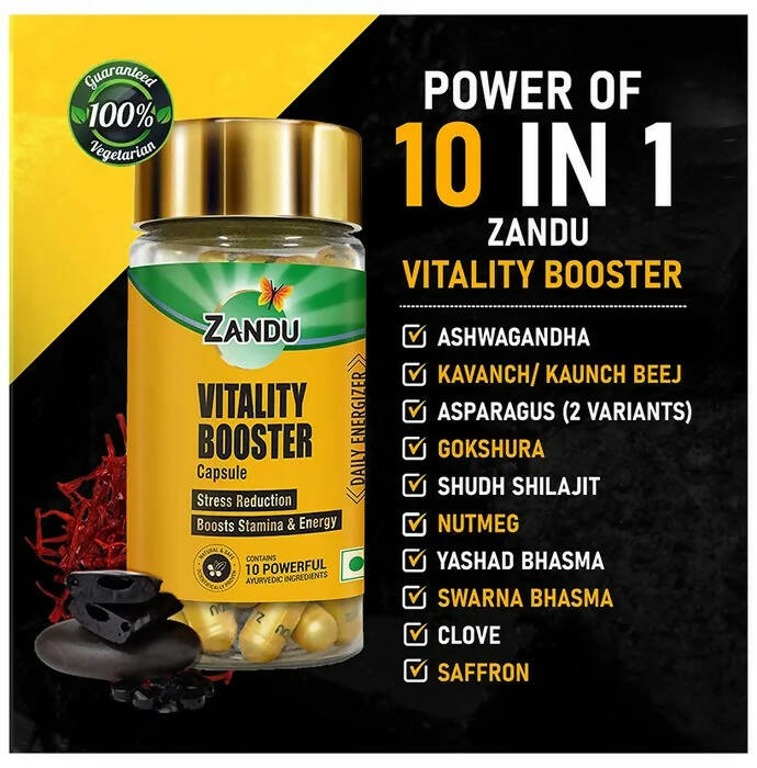 Zandu Vitality Booster Capsules