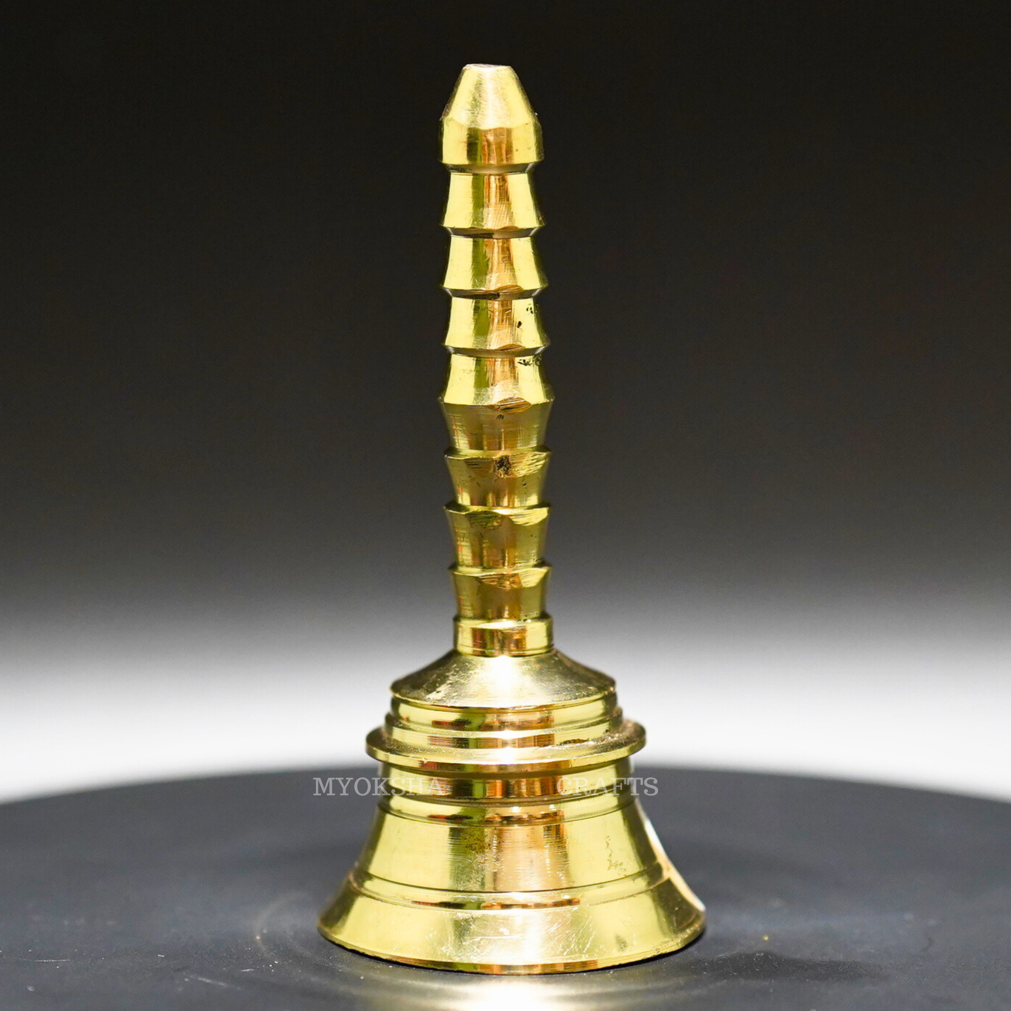 Brass Pooja Bell - Spiritual Harmony for Homes