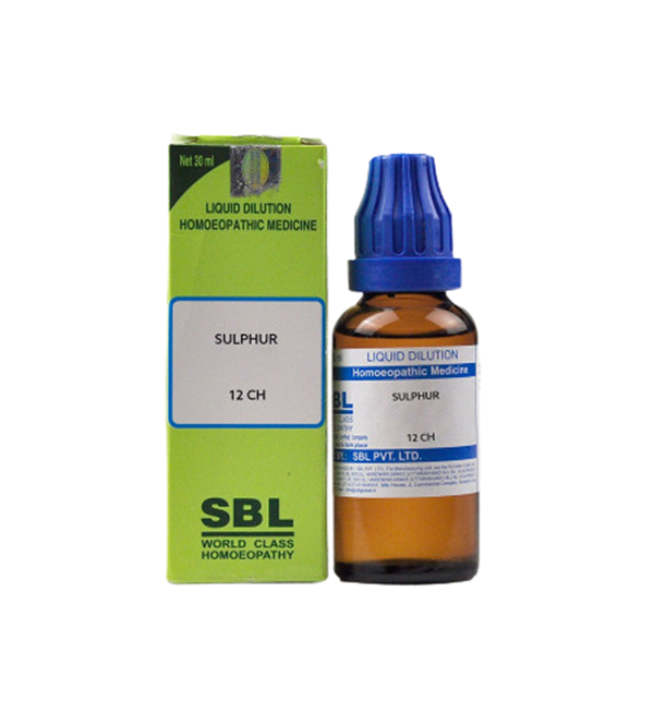 SBL Homeopathy Sulphur Dilution