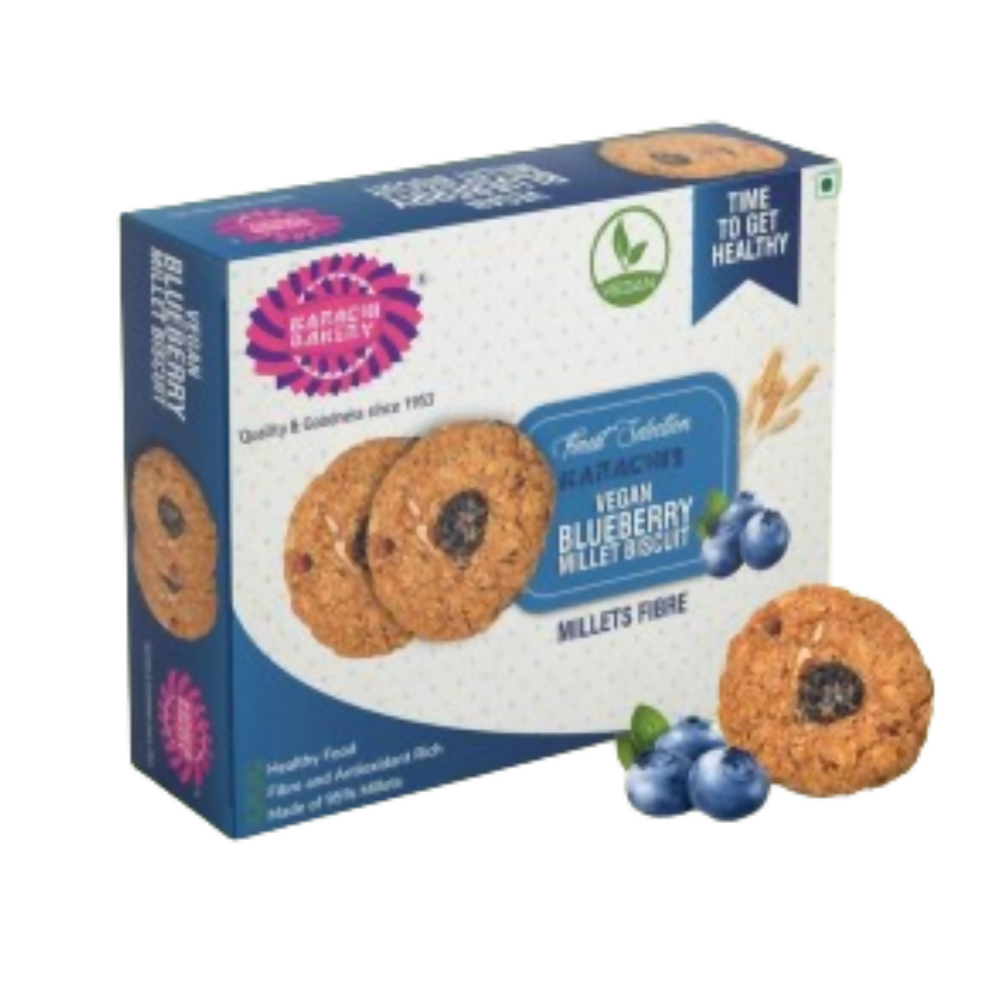 Karachi Bakery Vegan Blueberry Millet Biscuit