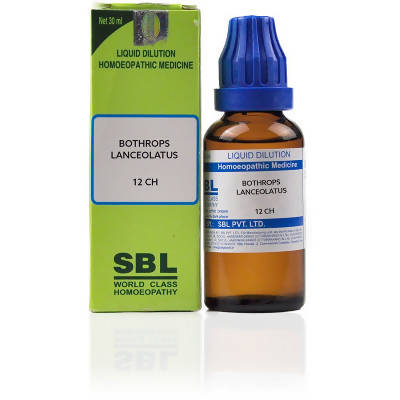 SBL Homeopathy Bothrops Lanceolatus Dilution