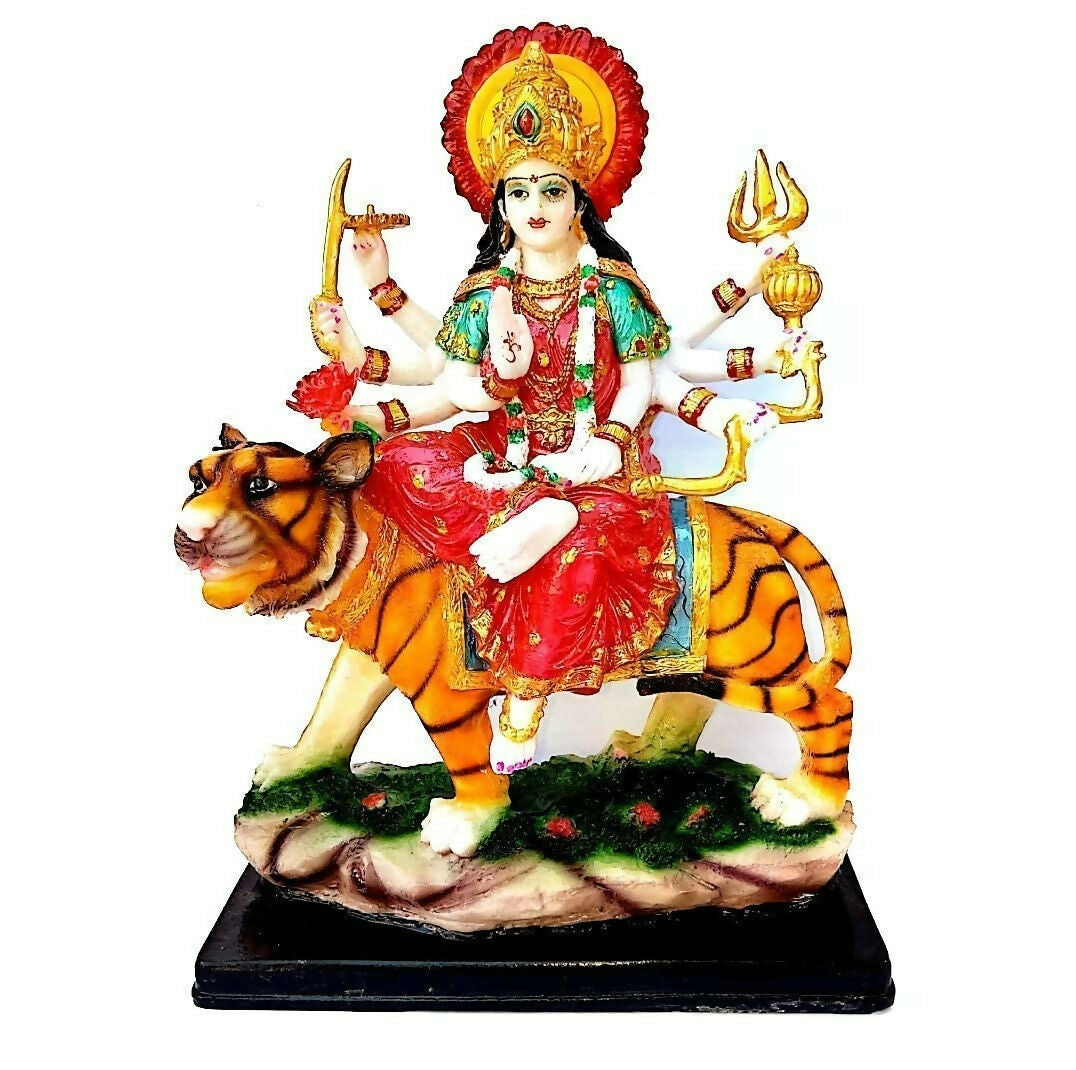 Marble Finish Goddess Maa Durga Devi Idol