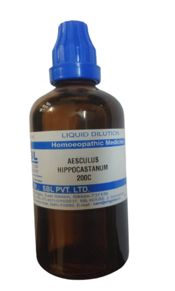 SBL Homeopathy Aesculus Hippocastanum Dilution