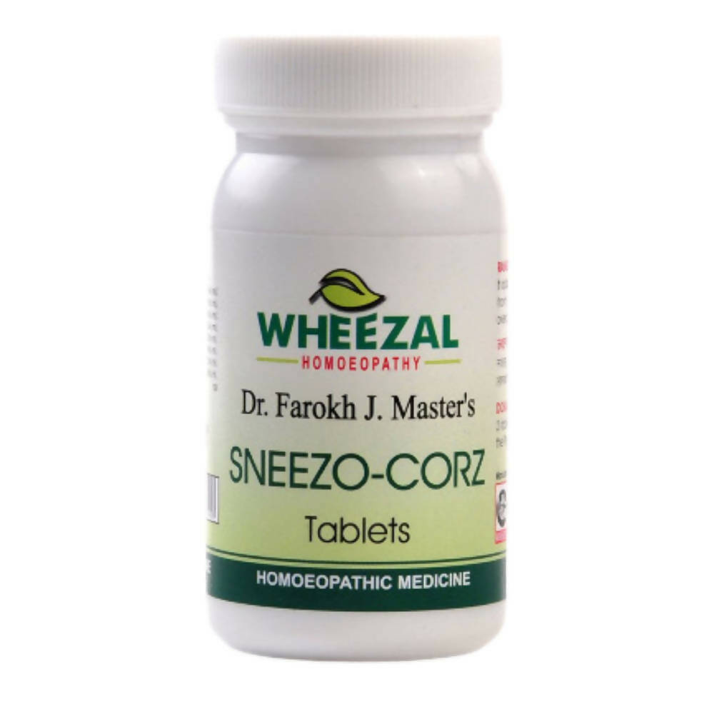 Wheezal Homeopathy Sneezo-Corz Tablets