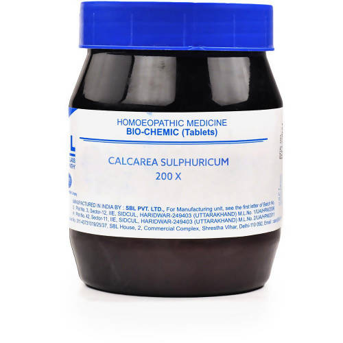 SBL Homeopathy Calcarea Sulphurica Biochemic Tablets