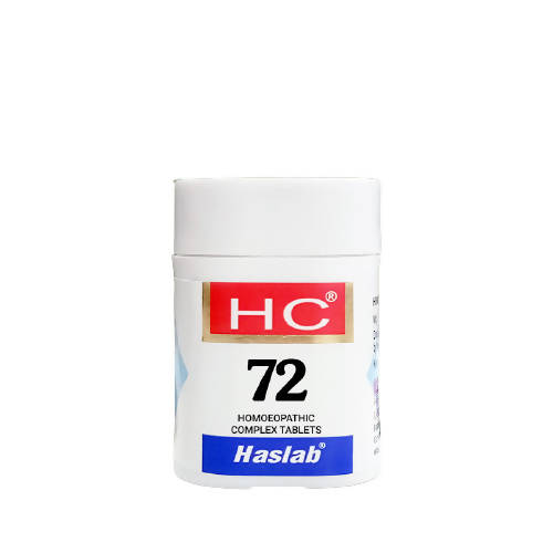 Haslab Homeopathy HC 72 Complex Tablets