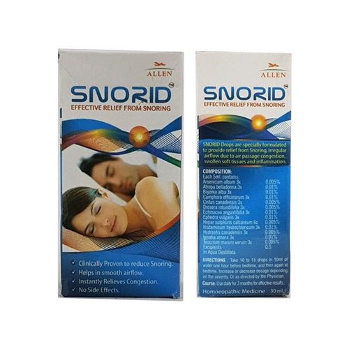 Allen Homeopathy Snorid Drops