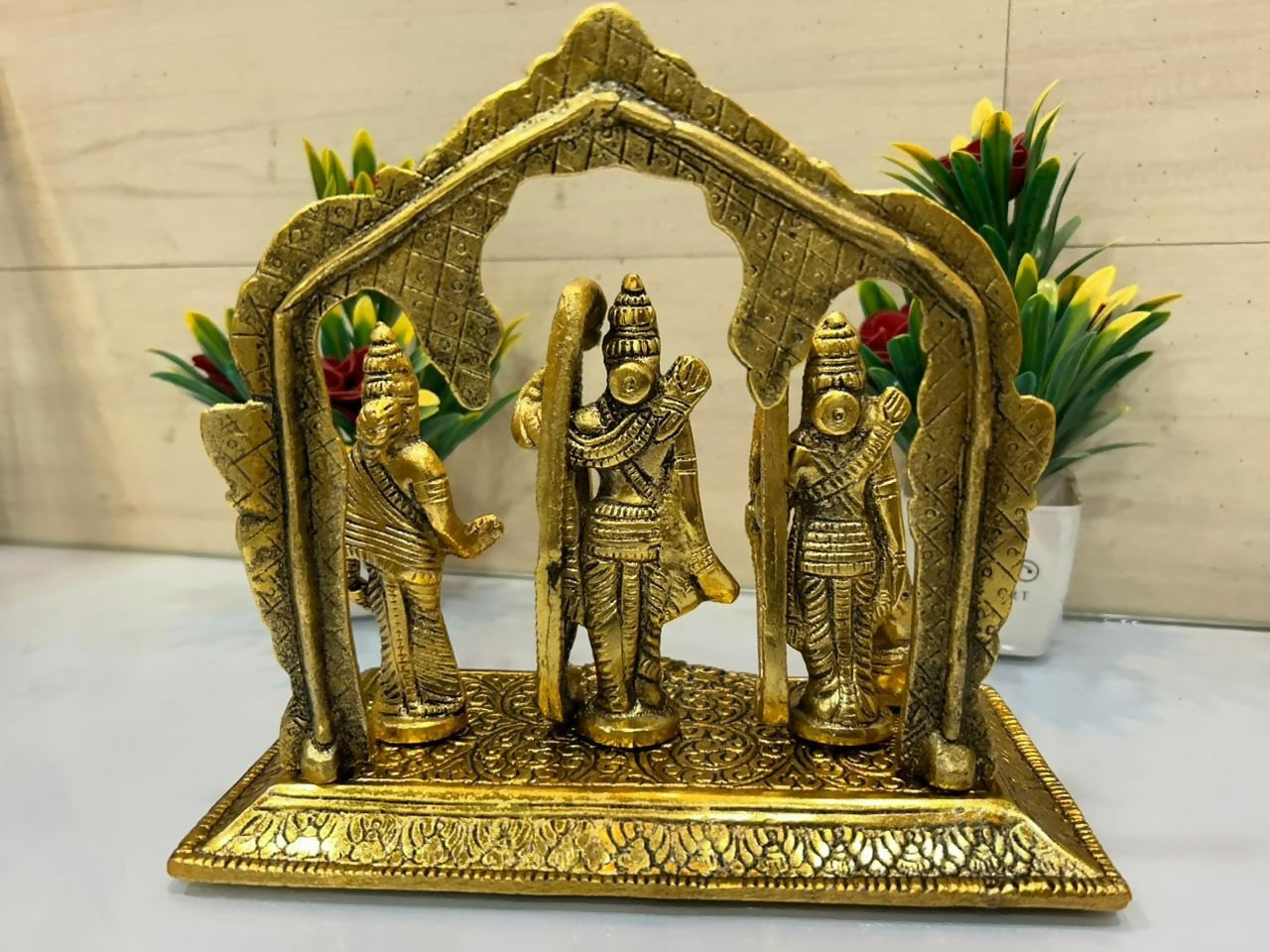 Labhcart Metal Ram Darbar Statue Set