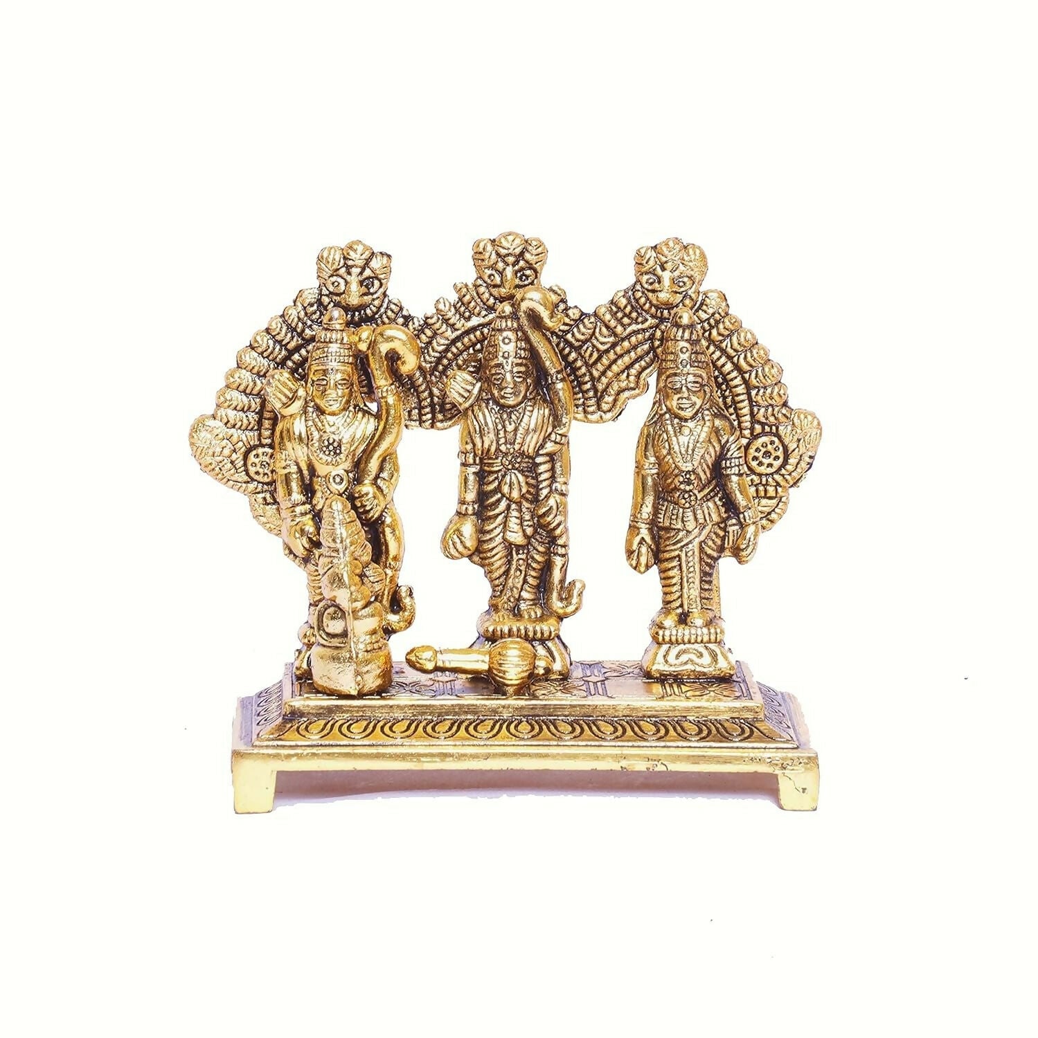 KridayKraft Shri Ram Darbar Metal Statue