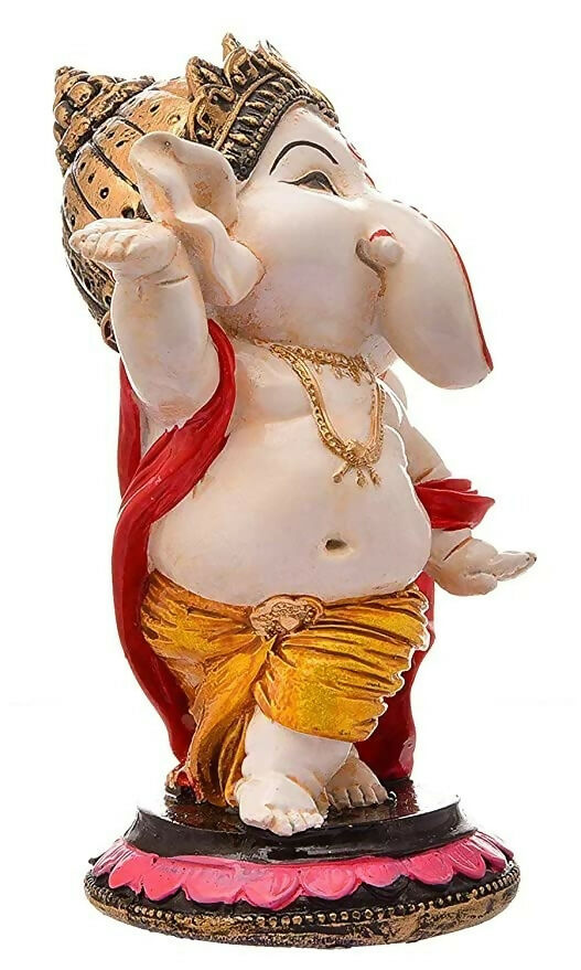 Dequera Polyresin Eco Friendly Lord Ganesha Ganpati Idol