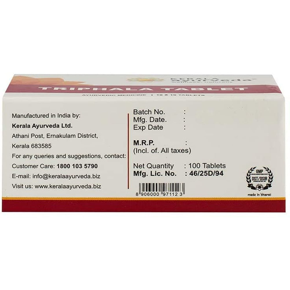 Kerala Ayurveda Triphala 100 Tablets