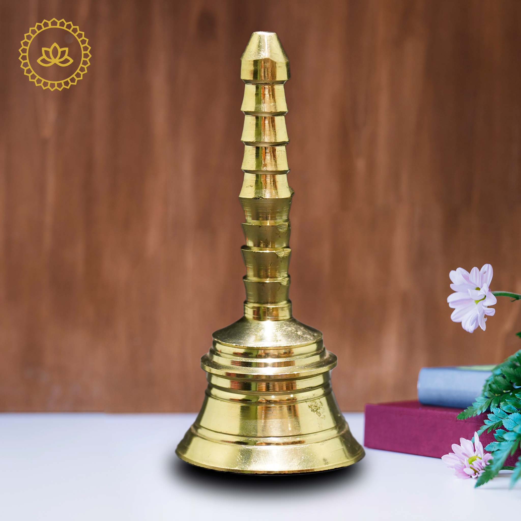 Brass Pooja Bell - Spiritual Harmony for Homes