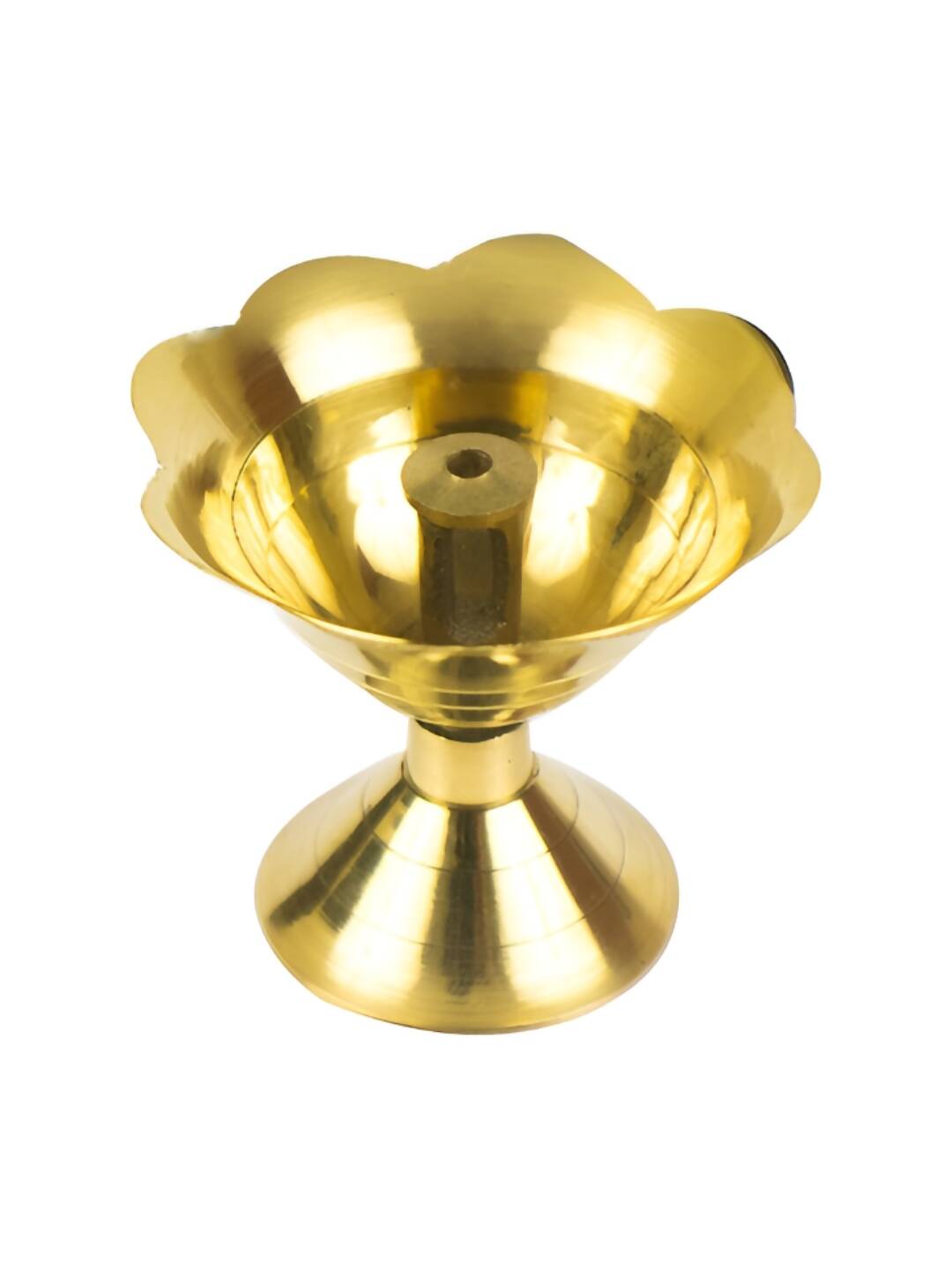 Spillbox Gold Toned Brass Small Diya