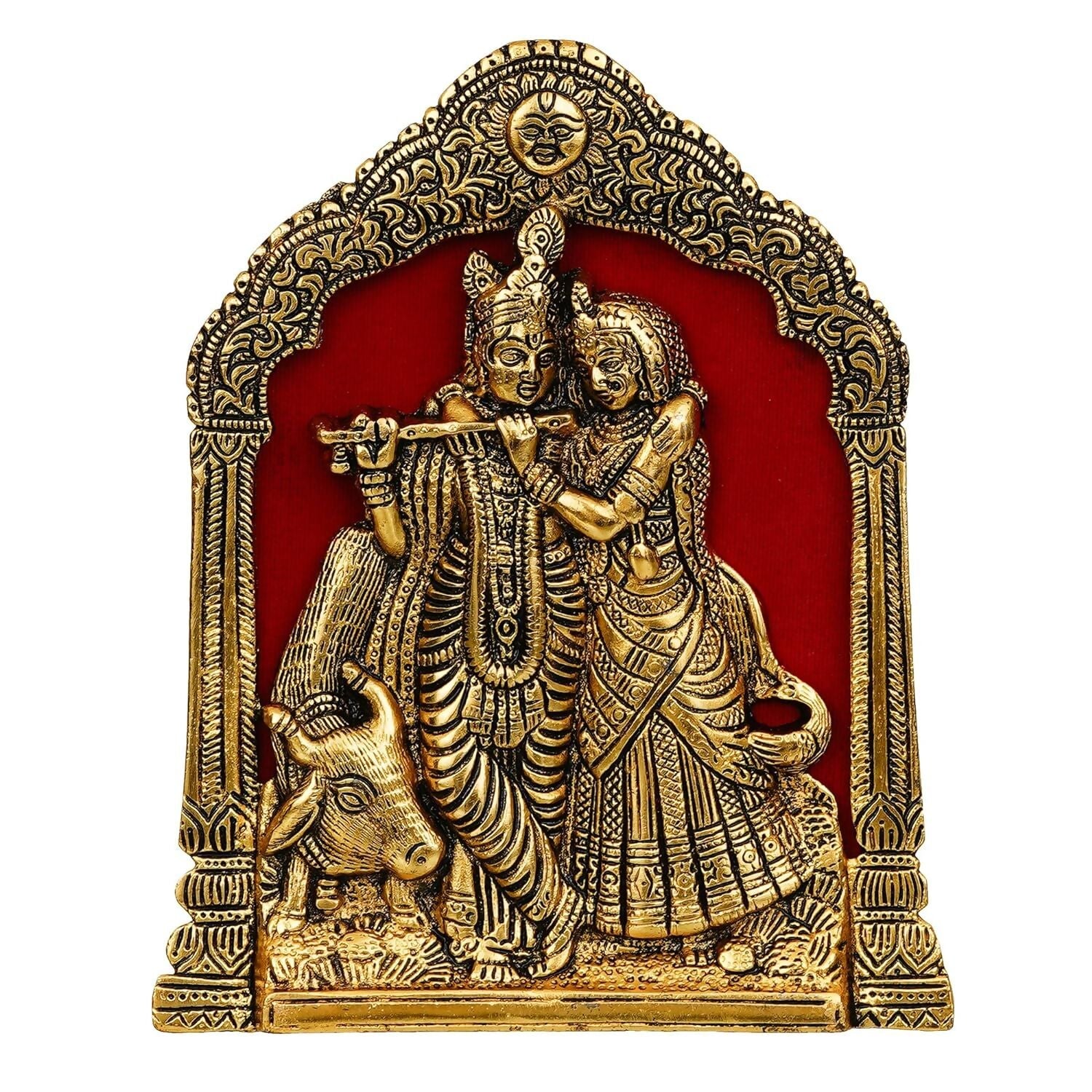 Webelkart Premium Metal Radha Krishna Idol