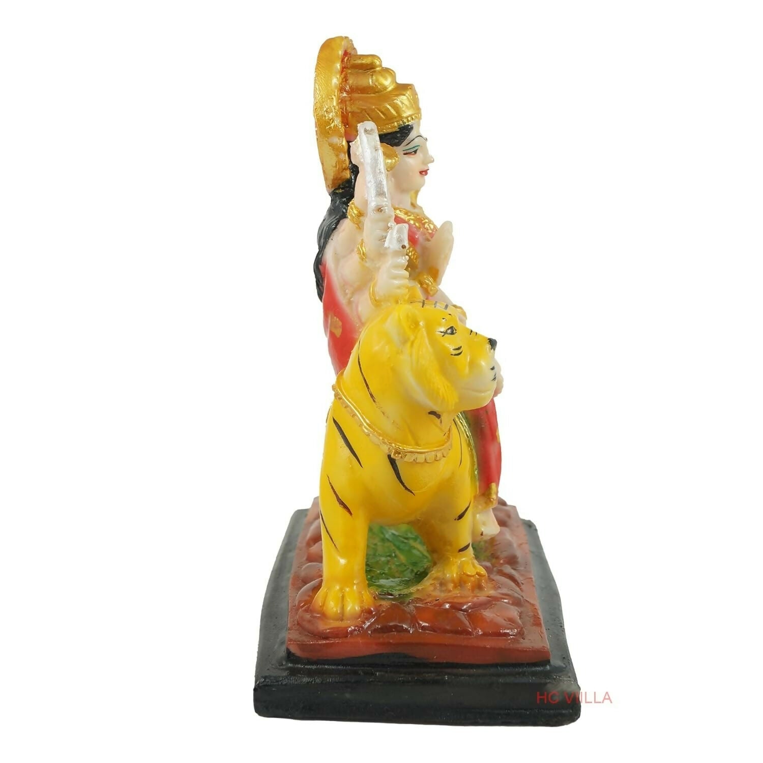 Hc Villa Polyresin Sherawali Mata Durga Maa Murti Statue