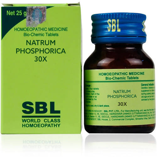 SBL Homeopathy Natrum Phosphoricum Biochemic Tablets