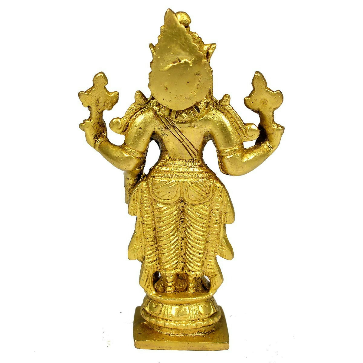 Reiki Crystal Products Pure Brass Vishnu Idol