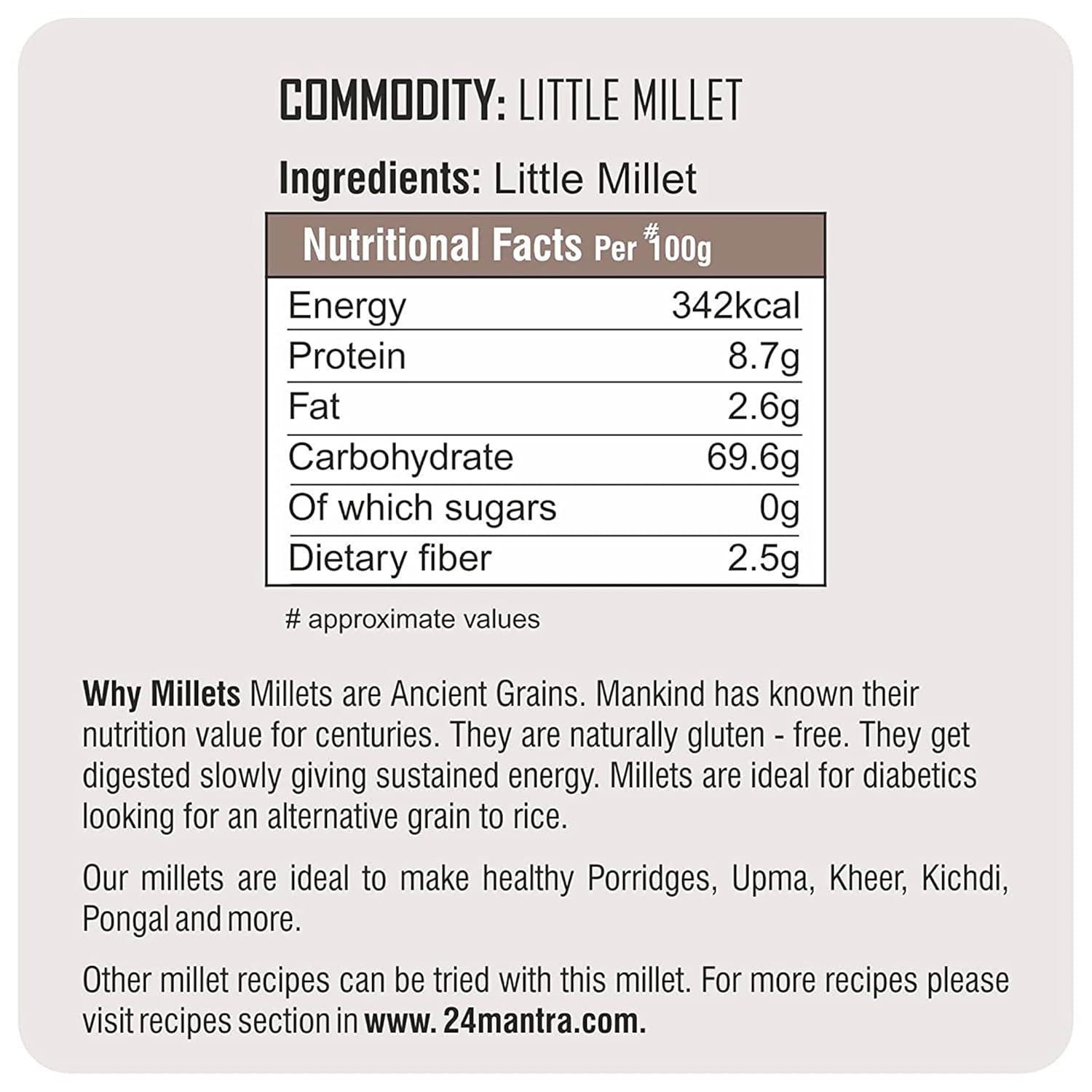 24 Mantra Organic Little Millet