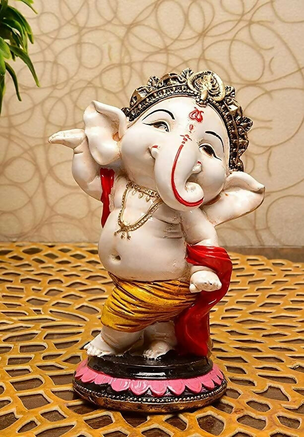 Dequera Polyresin Eco Friendly Lord Ganesha Ganpati Idol