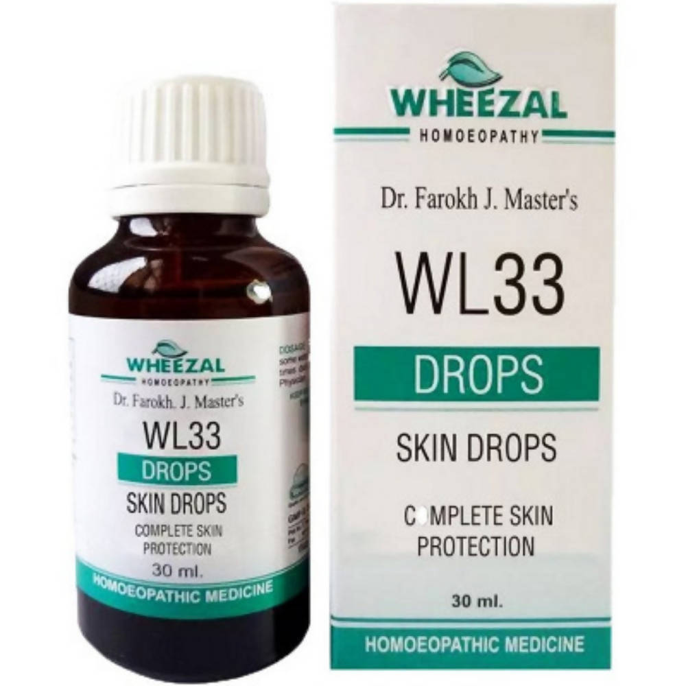 Wheezal Homeopathy WL33 Skin Drops