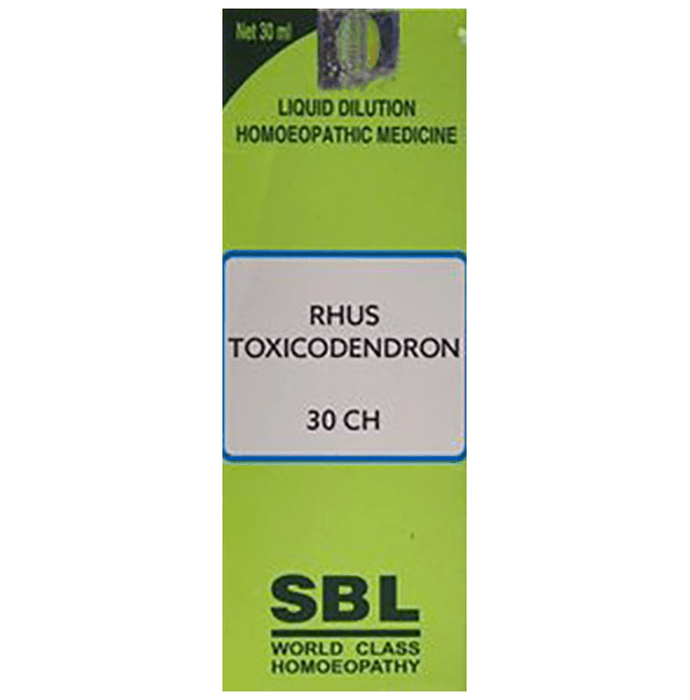 SBL Homeopathy Rhus Toxicodendron Dilution