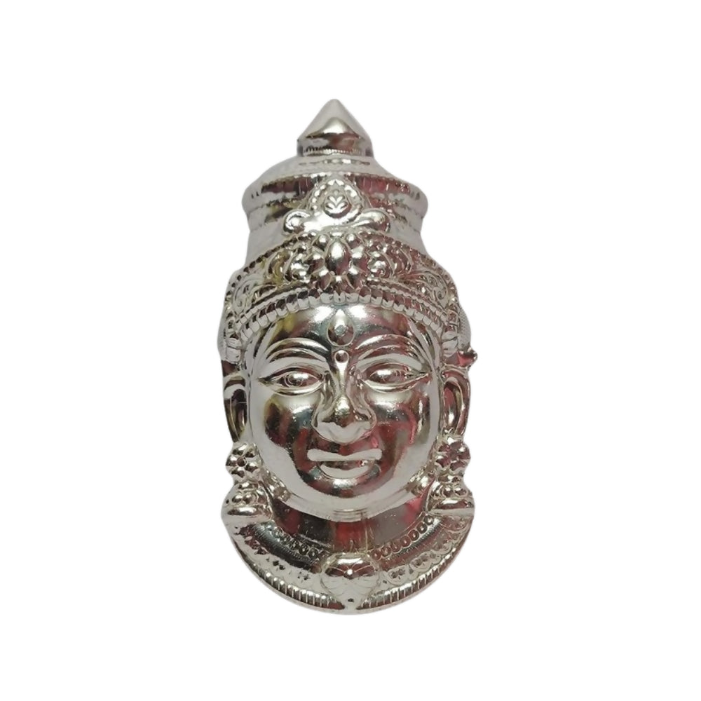 Bhakti Minds Silver Plated Goddess Lakshmi Devi Face/Mukhota