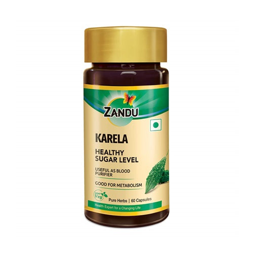 Zandu Karela Pure Herbs Capsules