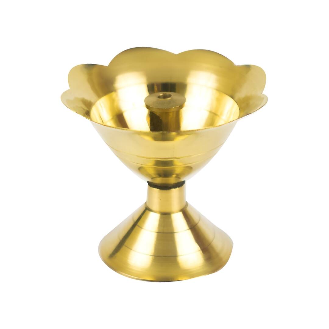 Spillbox Gold Toned Brass Small Diya