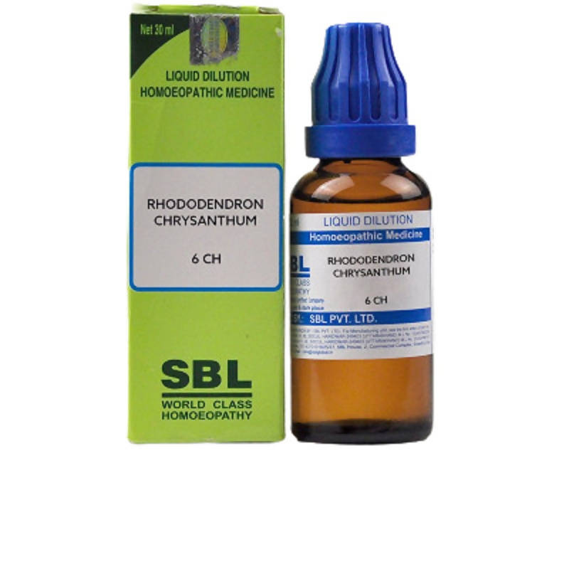 SBL Homeopathy Rhododendron Chrysanthum Dilution