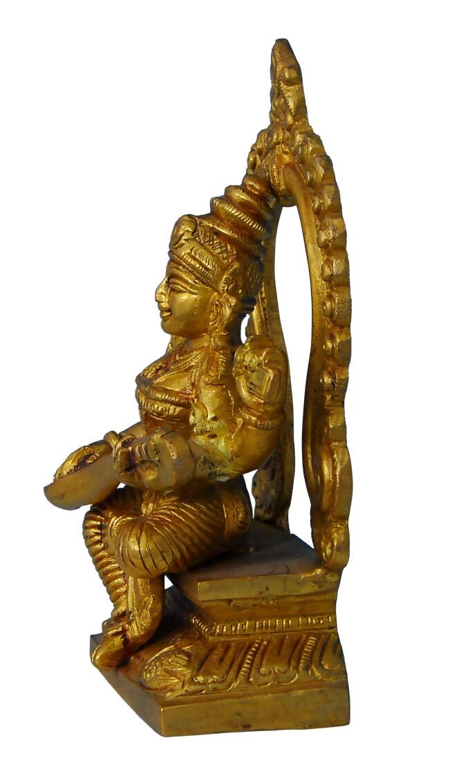 Raj Bharatahm Brass Goddess Saraswati Statue