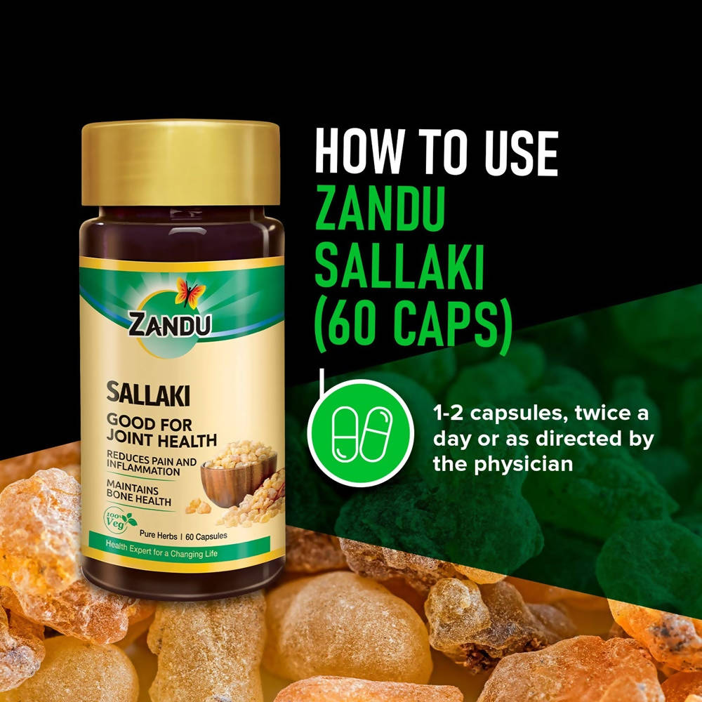 Zandu Sallaki Capsules Good For Joint Health