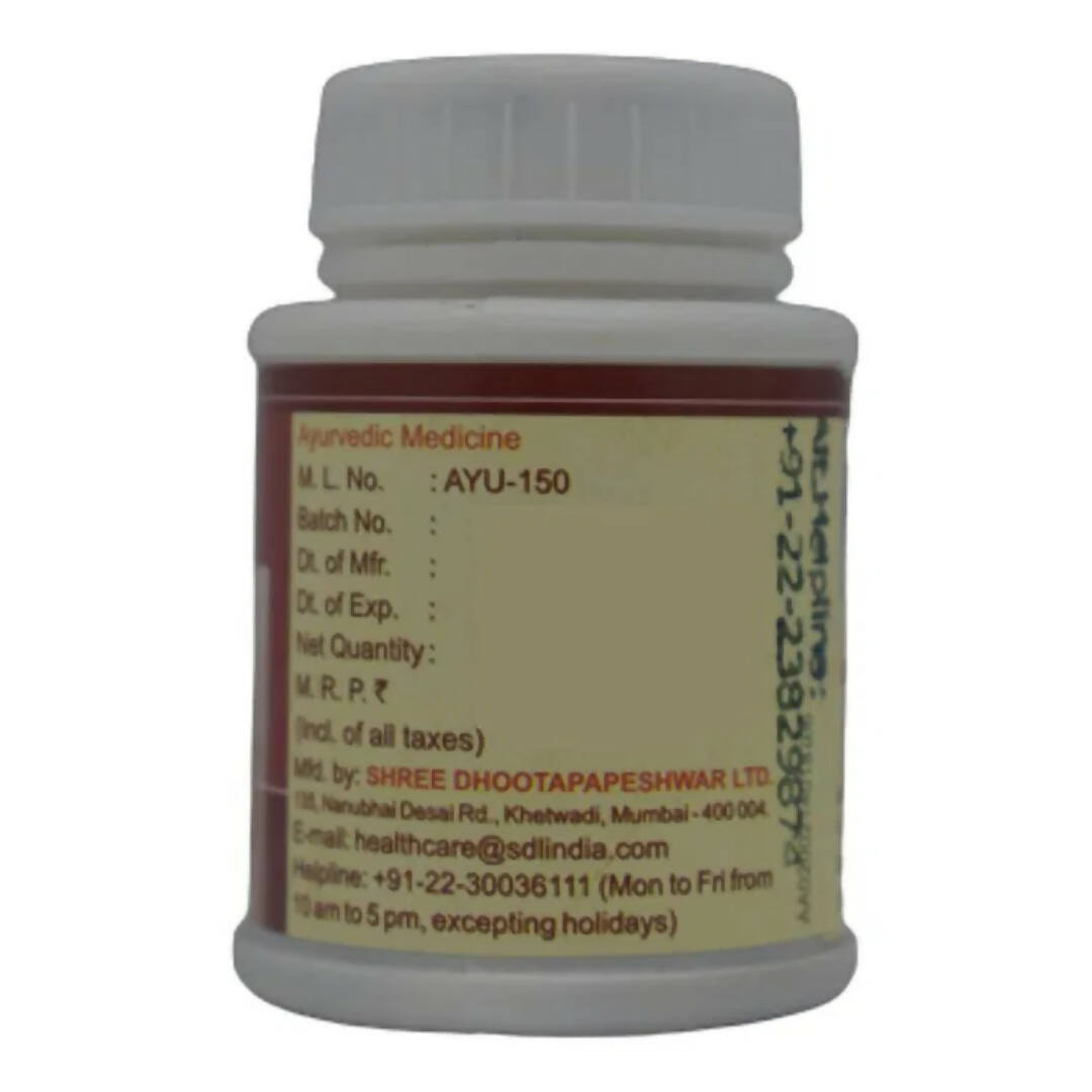 Dhootapapeshwar Vanga Bhasma Tablets (50 tabs)