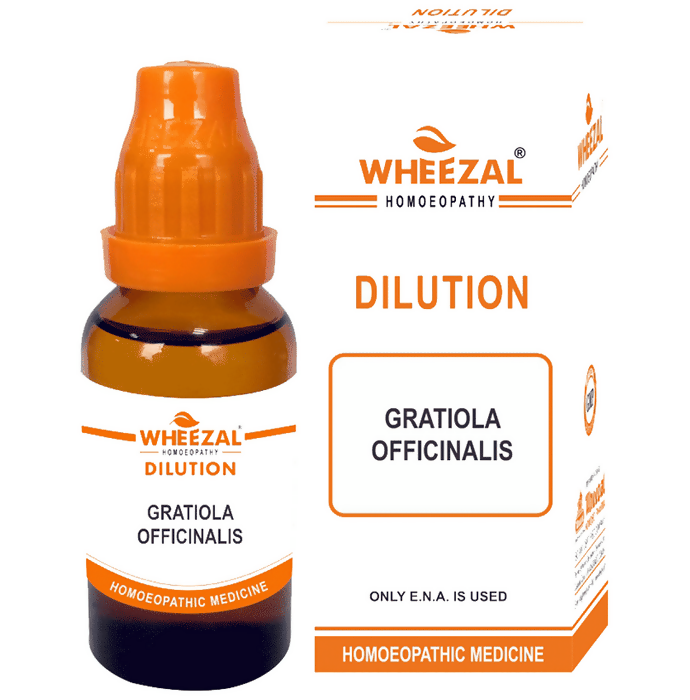 Wheezal Homeopathy Gratiola Officinalis Dilution