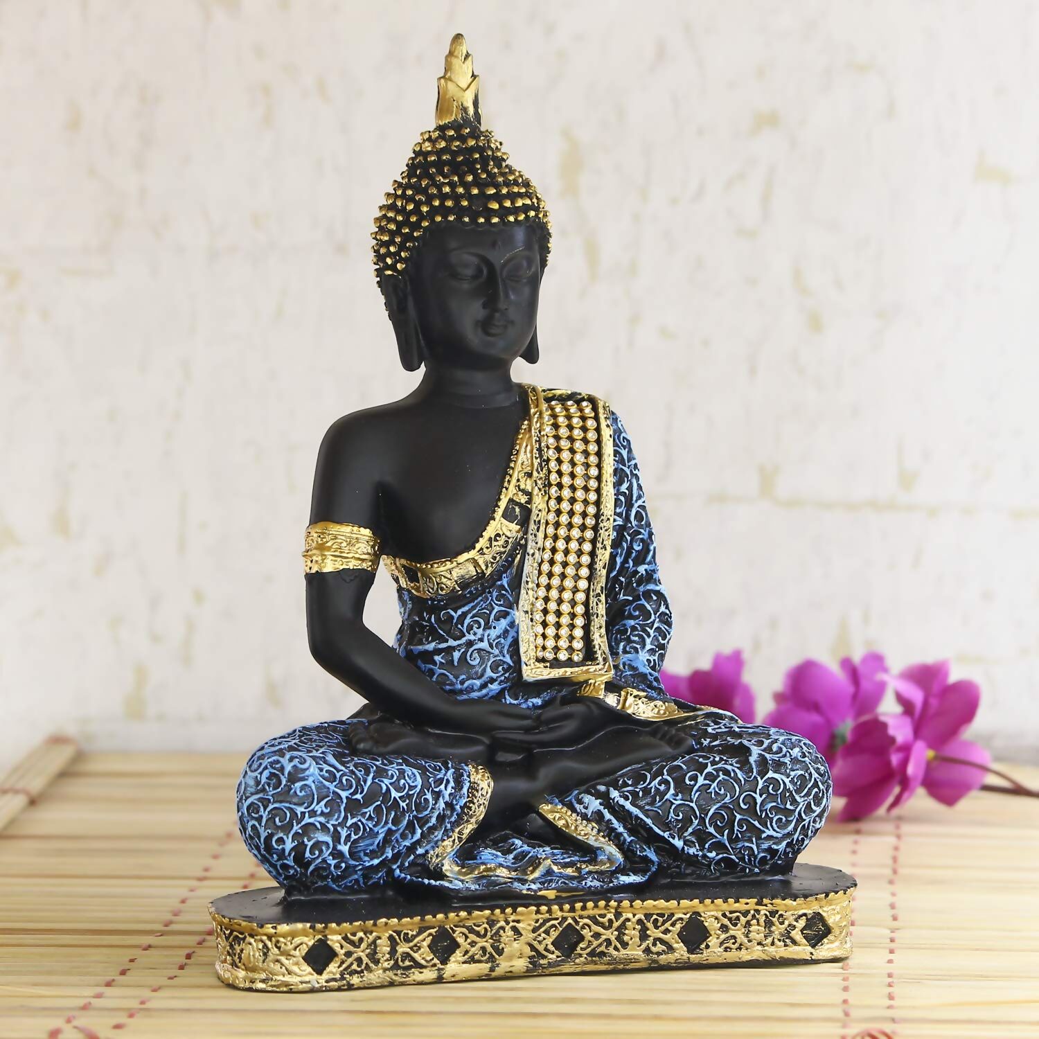 eCraftIndia Buddha Showpiece - Blue