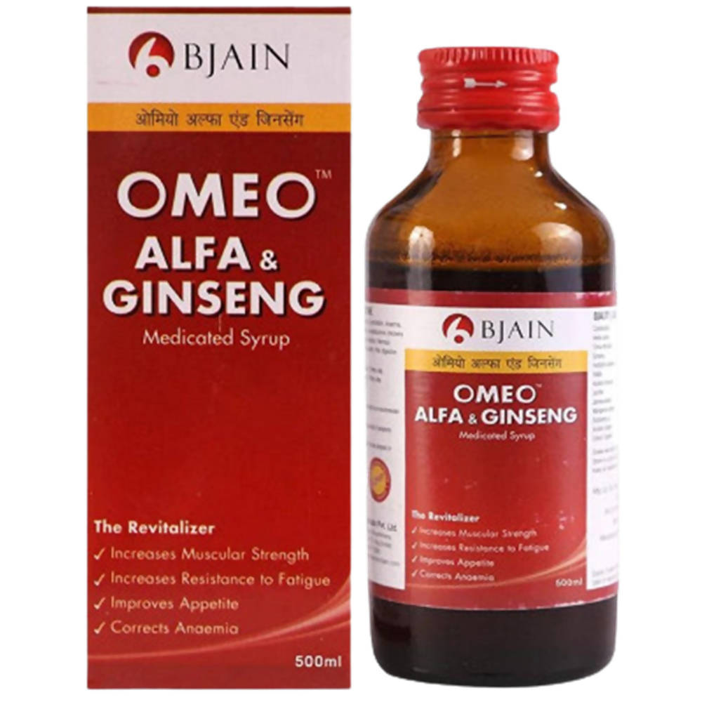 Bjain Homeopathy Omeo Alfa & Ginseng Syrup