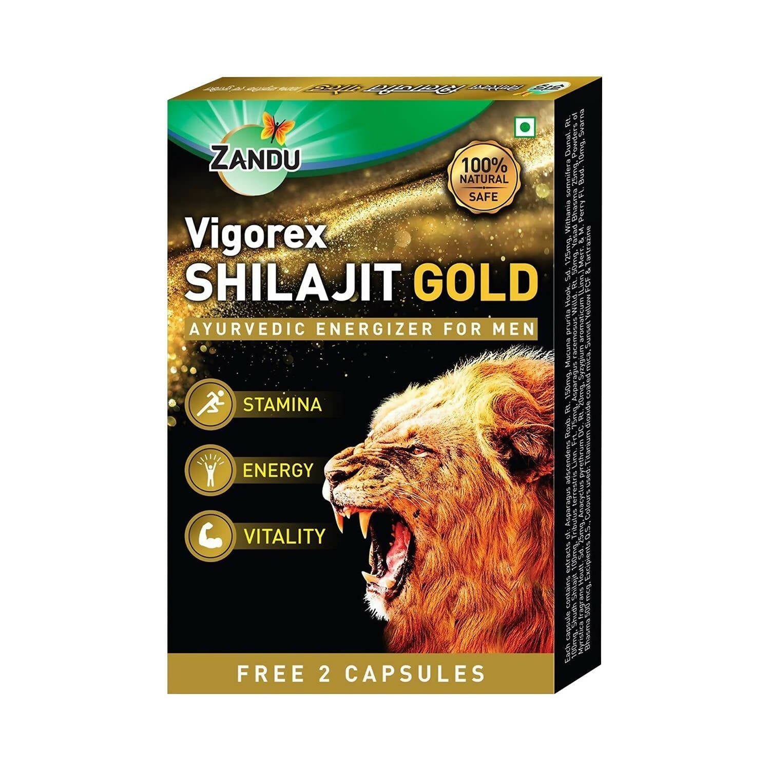 Zandu Vigorex Sj Gold Capsules