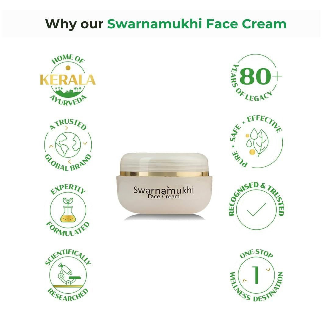 Kerala Ayurveda Swarnamukhi Face Cream - 20gm