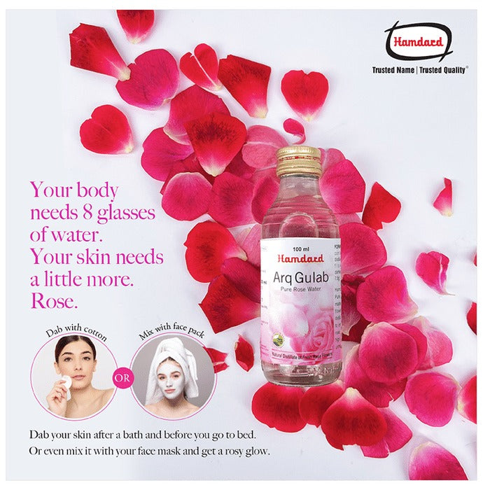 Hamdard Arq Gulab Pure Rose Water