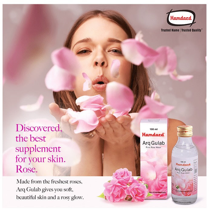 Hamdard Arq Gulab Pure Rose Water