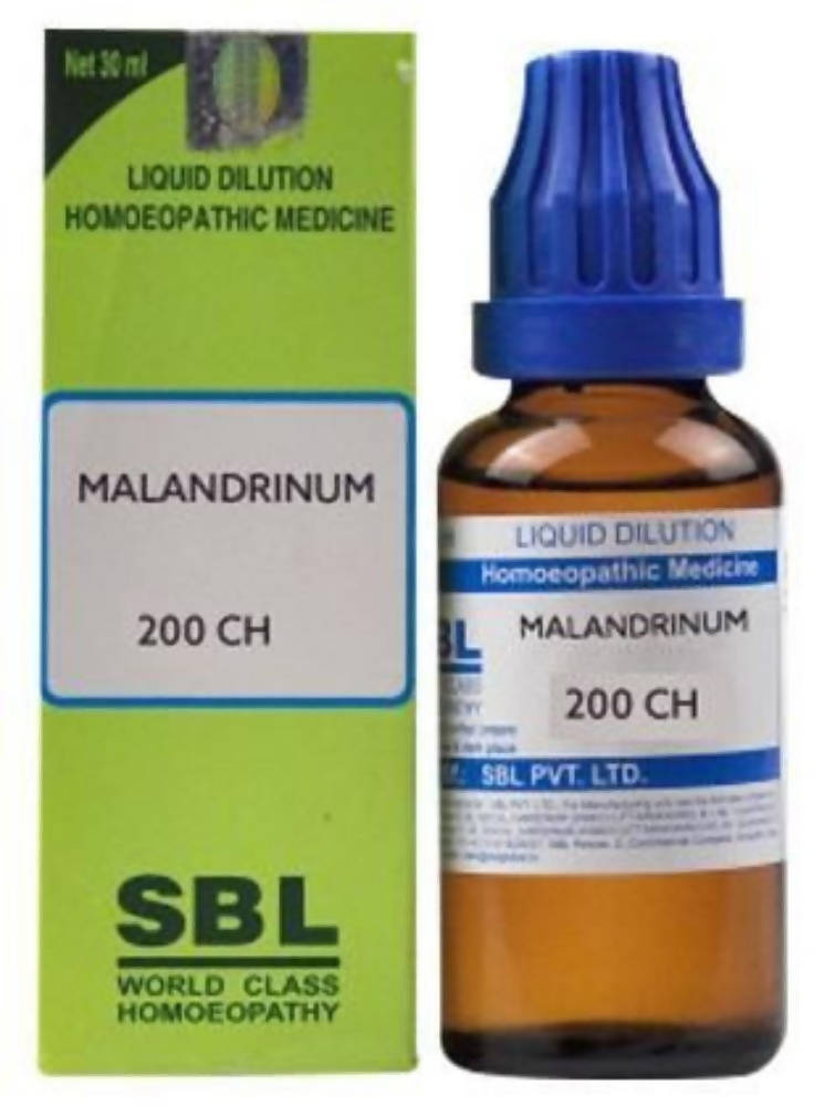 SBL Homeopathy Malandrinum Dilution