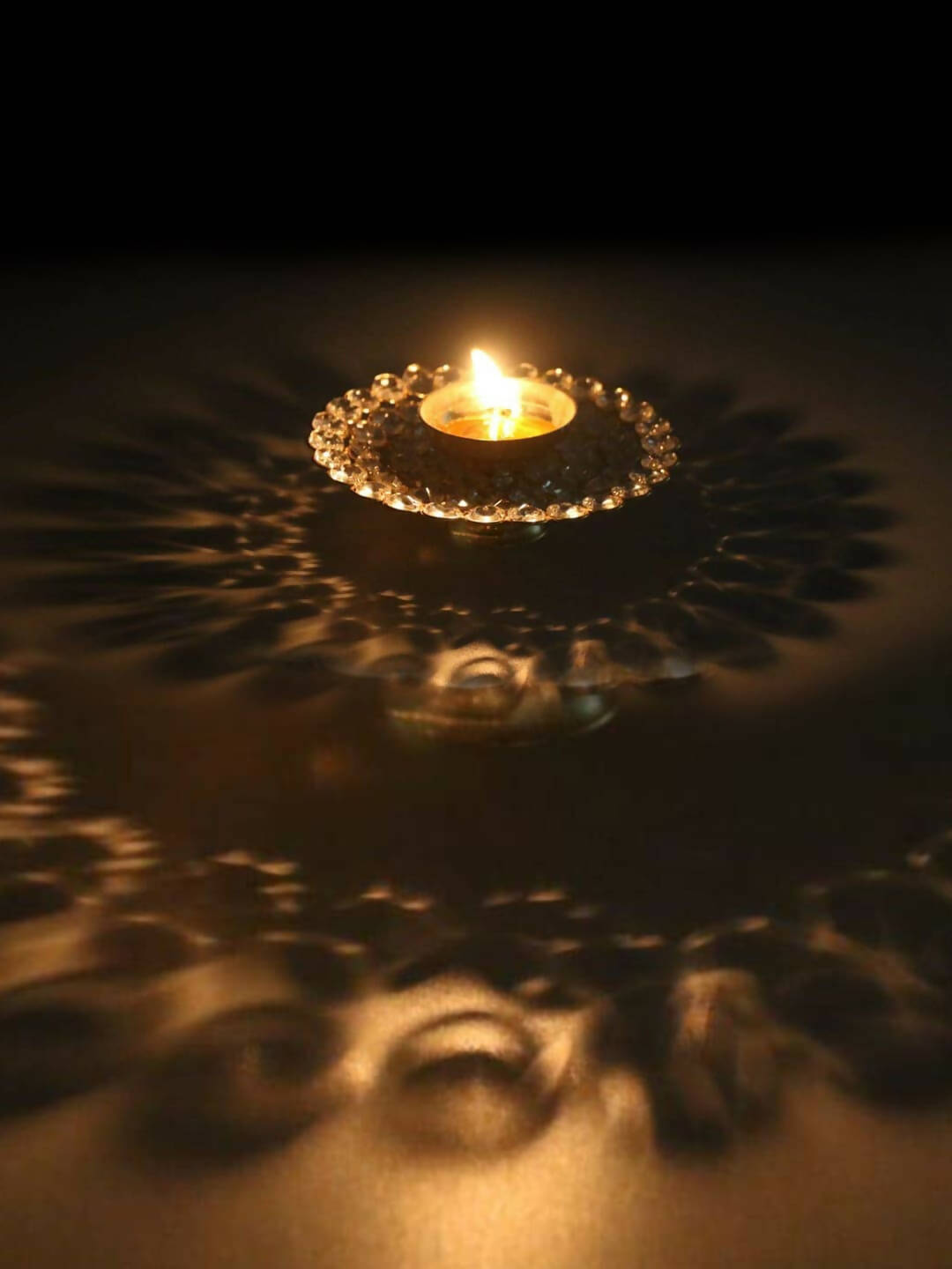 Craftvatika Gold Small Brass Puja Akhand Diya