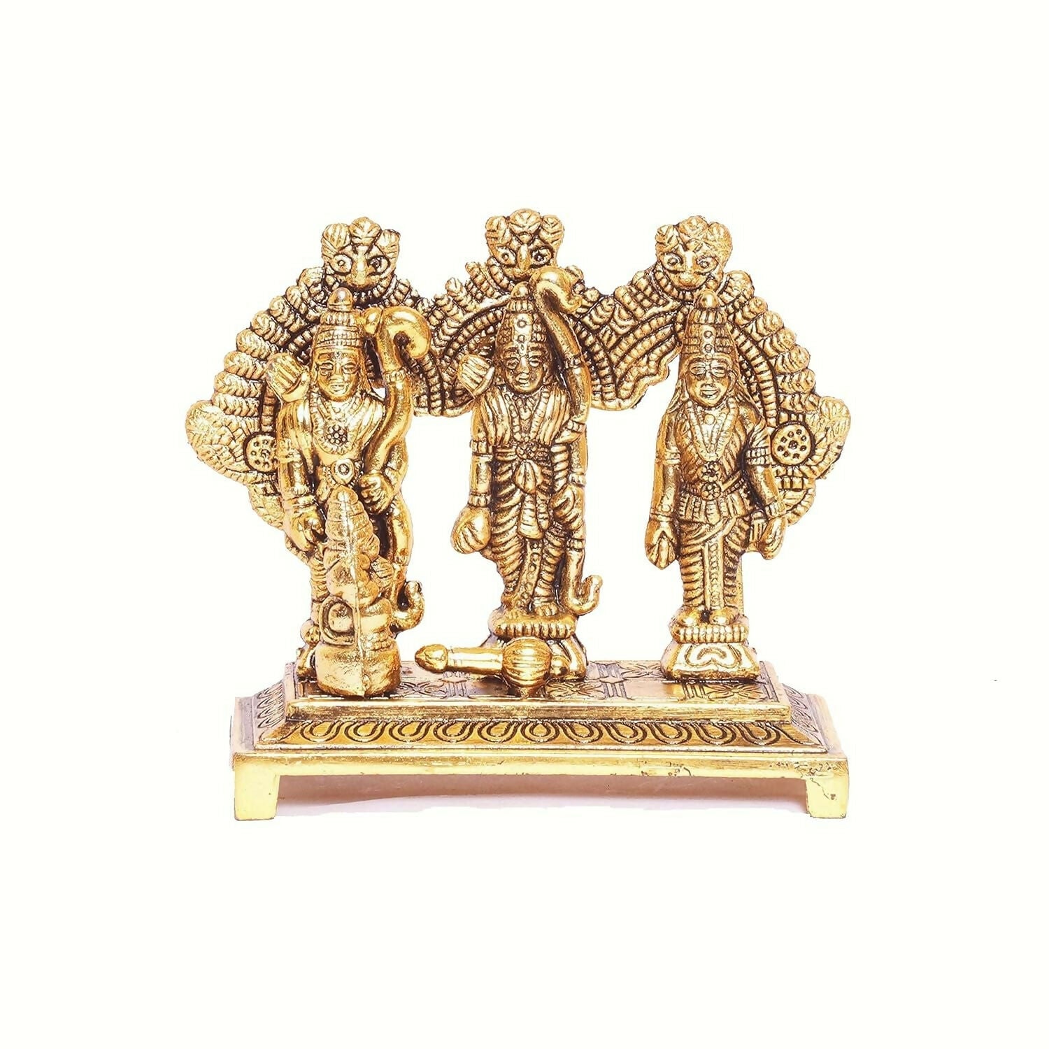 KridayKraft Shri Ram Darbar Metal Statue