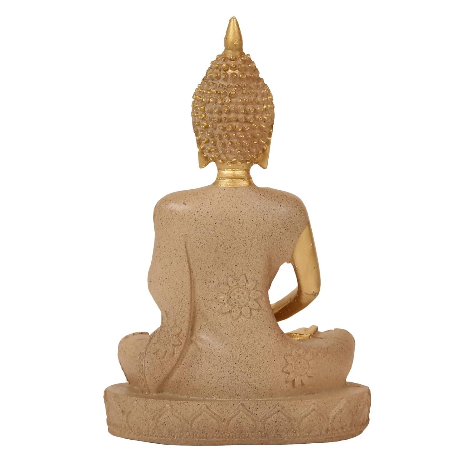 Tied Ribbons Lord Buddha Meditating Statue Idol