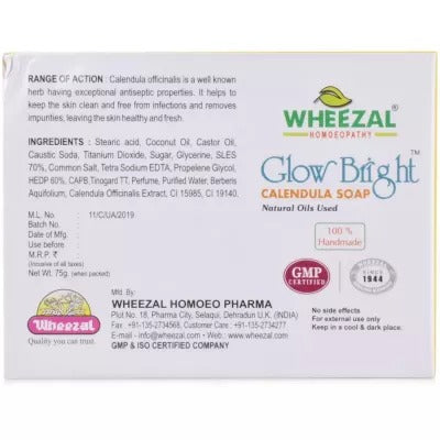 Wheezal Glow Bright Calendula Soap