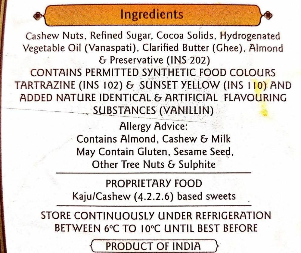 Haldiram's Kaju Chocolate Ladoo