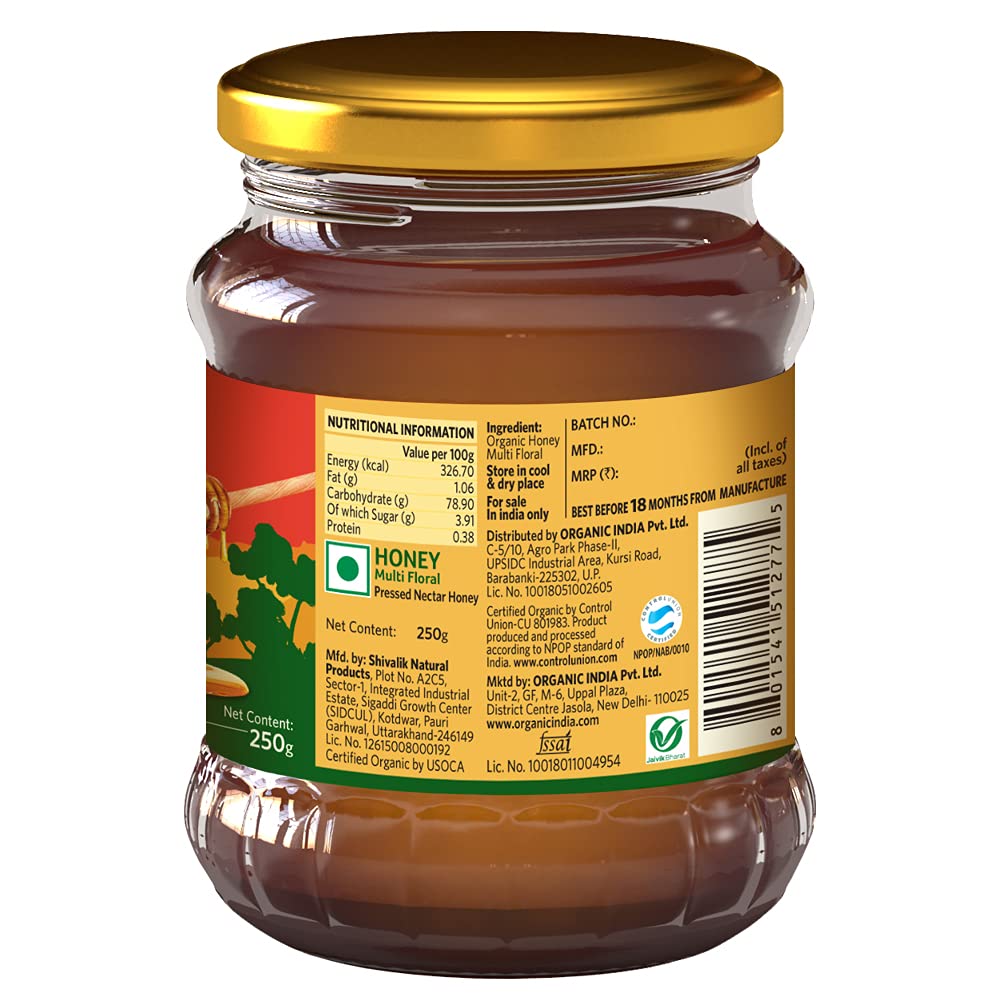 Organic India Honey Multi Floral